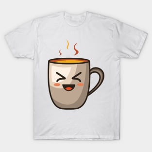 cute smile coffe T-Shirt